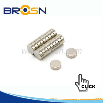 diametrically magnetized button neodymium industrial magnet sale